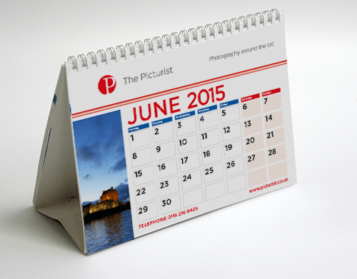Printing Wirebound Tent Calendars