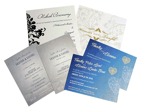 invitation card printing flexpress leicester