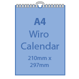 A4 Wiro Calendar